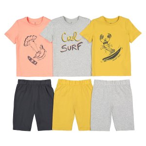 Комплект из трех пижам 3-14 LA REDOUTE COLLECTIONS. Цвет: желтый