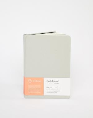 Блокнот-органайзер формата А5 в жесткой обложке MiGOALS — 208 страниц Moxon. Цвет: серый