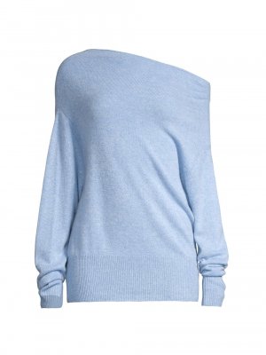 Кашемировый свитер с открытыми плечами Lori , синий Brochu Walker