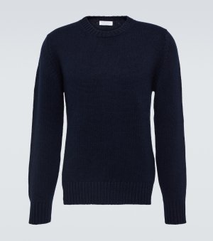 Кашемировый свитер , синий Sunspel