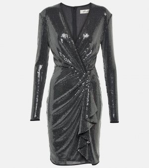 Мини-платье lexa с пайетками, серый Diane von Furstenberg