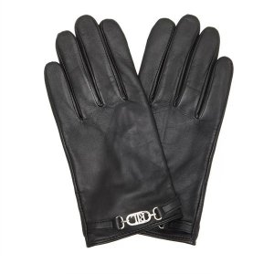 Перчатки hw lthr glove , черный Lauren Ralph