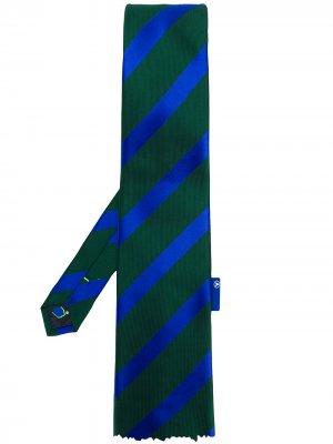 Полосатый галстук Ader Error. Цвет: синий