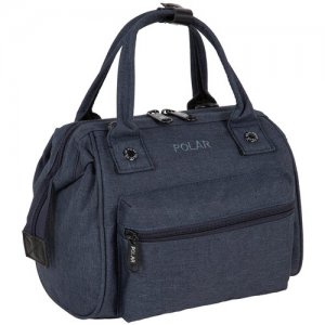Сумка-рюкзак r, ручная кладь, удобная сумка, стильная полиэстер 24 x 23 14 Pola. Цвет: синий