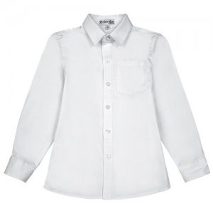Рубашка для мальчика CK0168 цвет белый 7 лет Ciao Kids Collection. Цвет: белый