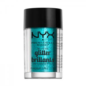 Макияж Блестки Face and Body Glitter 03 (Цвет Teal variant_hex_name 1E7F84) NYX Professional Makeup. Цвет: 03 teal
