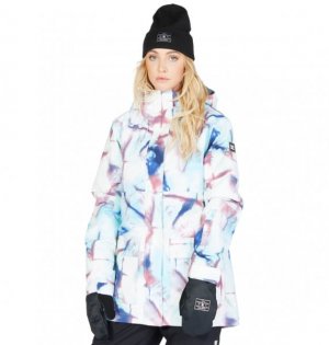 Утепленная женская сноубордическая Куртка Cruiser 10K Insulated DC Shoes. Цвет: xwbp