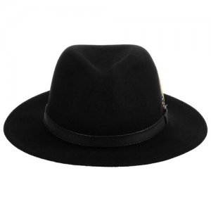 Шляпа , размер 63, черный STETSON. Цвет: черный