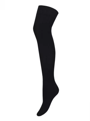 Гольфины женские 19110 over knee черные one size Mademoiselle. Цвет: черный