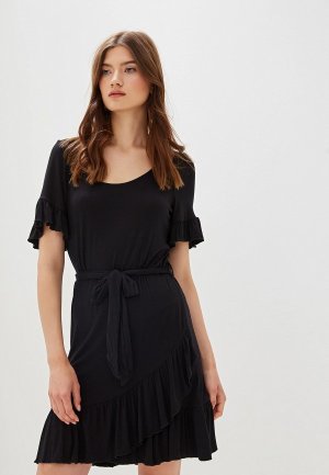 Платье Nice & Chic. Цвет: черный
