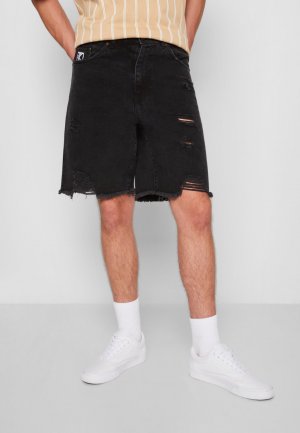 Джинсовые шорты Heavy Distressed , цвет bleachedblack Karl Kani