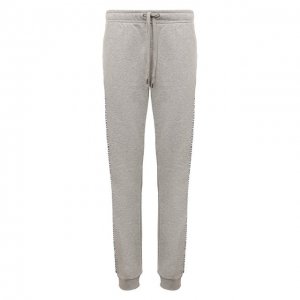 Хлопковые джоггеры Dirk Bikkembergs. Цвет: серый