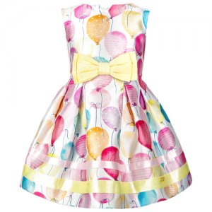 Платье Baby A для девочки H1662 цвет белый 4 года A.. Цвет: мультиколор