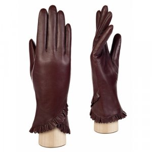 Перчатки , размер 7, коричневый ELEGANZZA. Цвет: коричневый