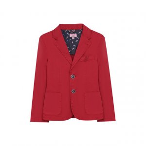 Хлопковый пиджак Aletta. Цвет: красный
