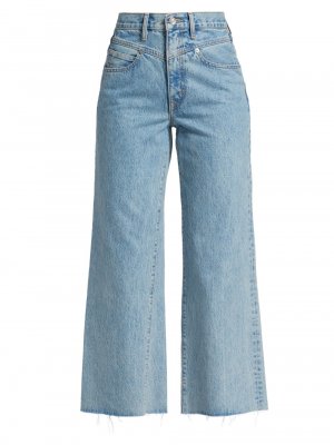 Эластичные широкие укороченные джинсы Grace с высокой посадкой SLVRLAKE