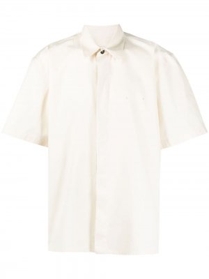 Рубашка с короткими рукавами Jil Sander. Цвет: нейтральные цвета
