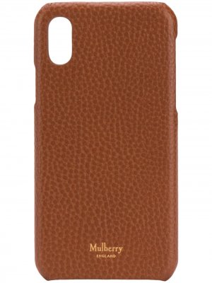 Фактурный чехол для iPhone X Mulberry. Цвет: коричневый