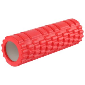 Роллер для йоги 30 х 10 см, массажный, цвет красный Sangh