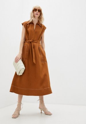 Платье Paul & Joe. Цвет: коричневый