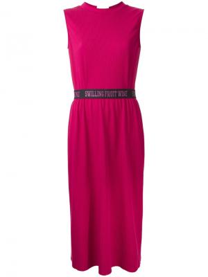 Платье шифт Muveil. Цвет: розовый и фиолетовый