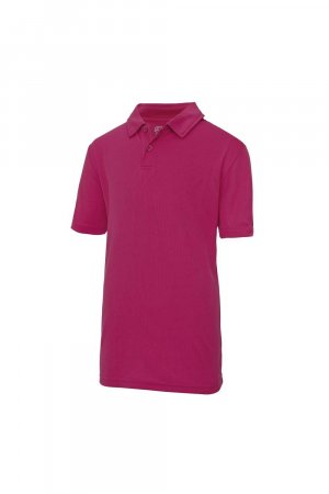 Спортивная однотонная рубашка-поло (2 шт.) , розовый Just Cool