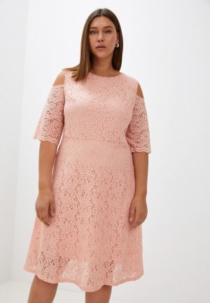 Платье Vix&Vox. Цвет: розовый