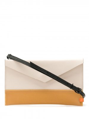 Сумка-конверт размера мини Osklen. Цвет: нейтральные цвета