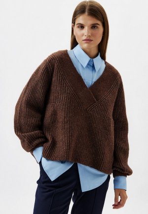 Пуловер Antiga. Цвет: коричневый