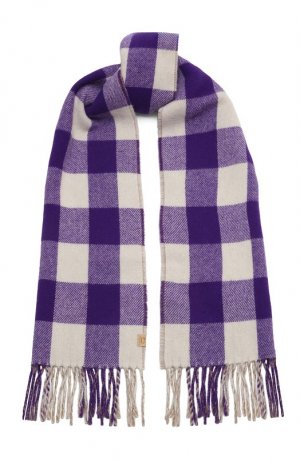 Шерстяной шарф Woolrich. Цвет: фиолетовый