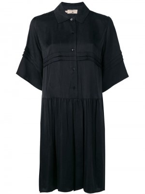 Платье-рубашка Cotélac. Цвет: черный