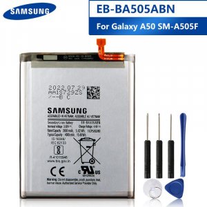 Оригинальный аккумулятор для телефона EB-BA505ABN Galaxy A50 A505F SM-A505F A30s A30 A20 SM-A205FN 4000 мАч Samsung