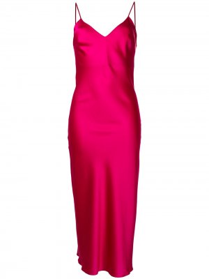 Платье-комбинация Sophia длины миди Gilda & Pearl. Цвет: фиолетовый