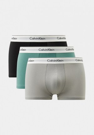 Трусы 3 шт. Calvin Klein TRUNK. Цвет: разноцветный