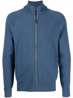 Спортивная куртка с полосками Michael Kors. Цвет: синий