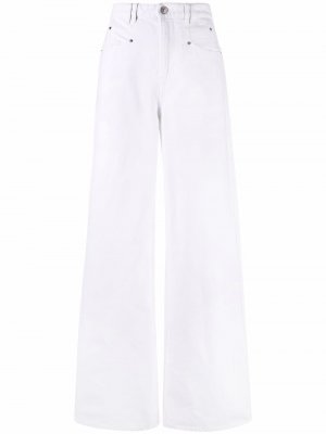 Широкие брюки Isabel Marant. Цвет: белый