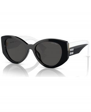 Женские солнцезащитные очки, MU 03WS 53 MIU MIU, черный