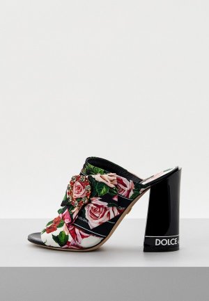 Сабо Dolce&Gabbana. Цвет: черный