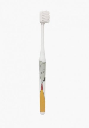 Зубная щетка Montcarotte Picasso Abstraction Brush Collection / «Пикассо» из коллекции «Абстракционистов» 12+. Цвет: белый