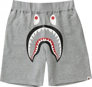 Спортивные шорты BAPE Shark Sweatshorts 'Grey', серый