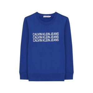 Свитшот Calvin Klein Jeans. Цвет: синий