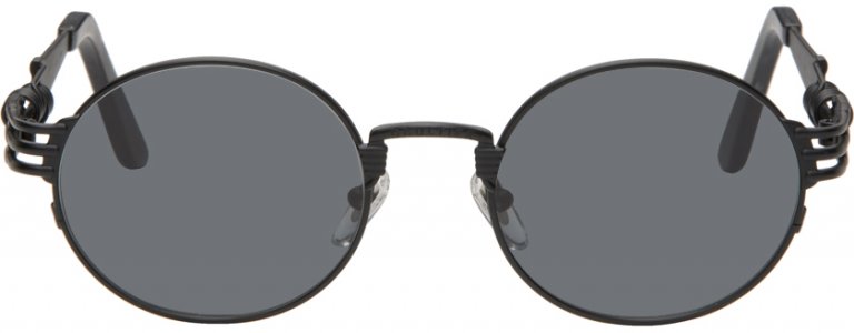 Черные солнцезащитные очки 56-6106 Jean Paul Gaultier