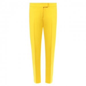 Хлопковые брюки Akris Punto. Цвет: жёлтый