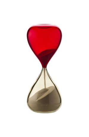 Песочные часы Clessidra Venini. Цвет: красный