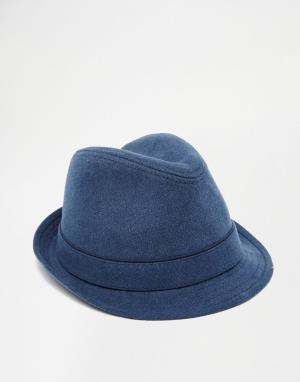 Фетровая шляпа Esprit. Цвет: синий