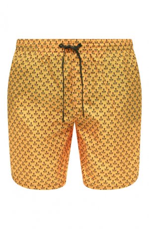 Плавки-шорты Fendi. Цвет: желтый