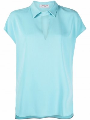 Блузка с короткими рукавами Alberto Biani. Цвет: синий