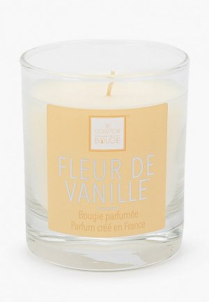 Свеча ароматическая Arome Le Comptoir De Paris FLEUR VANILLE (Цветы ванили), 190 (гр).. Цвет: белый