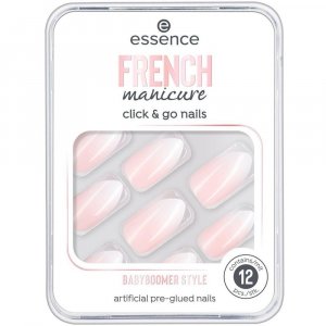 - Накладные ногти для французского маникюра Click & Go Essence