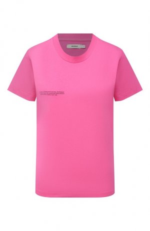 Хлопковая футболка PANGAIA. Цвет: розовый